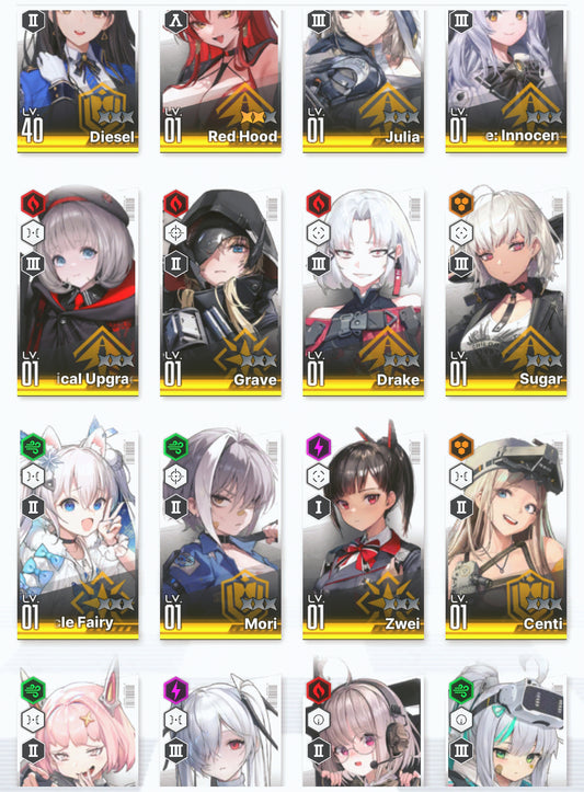 [NA] GODDESS OF VICTORY NIKKE 26SSR Limited Anne+Modernia+3 Red Hood+Skin+Cinderella+Grave+Little Mermaid+Ludmilla+Centi+Rei++ starter account-Mobile Games Starter