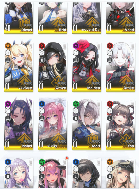 [NA] GODDESS OF VICTORY NIKKE 26SSR Modernia+skin+Red Hood+Skin+Cinderella+Grave+Limited Dorothy: Serendipity+Laplace+Yan+Poli+Aria+Rei++ starter account-Mobile Games Starter