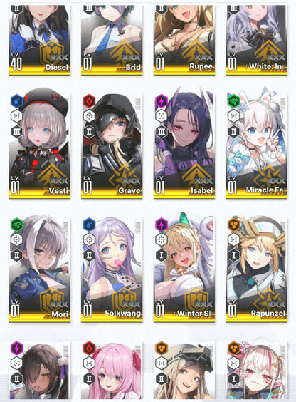 [NA] GODDESS OF VICTORY NIKKE 27SSR 2 limited Winter Rupee+Anne+Red Hood+Skin+Cinderella+Grave+Little Mermaid+Rei++ starter account-Mobile Games Starter