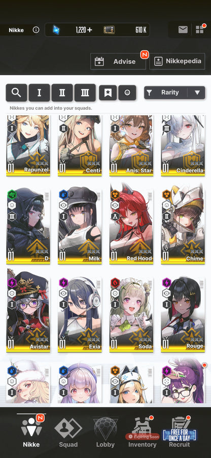 [NA] GODDESS OF VICTORY NIKKE 27SSR Anis: Star+Red Hood+Skin+Dorothy+Cinderella+Grave+8k gems+Soda+Drake+Frima+Rei++ starter account-Mobile Games Starter
