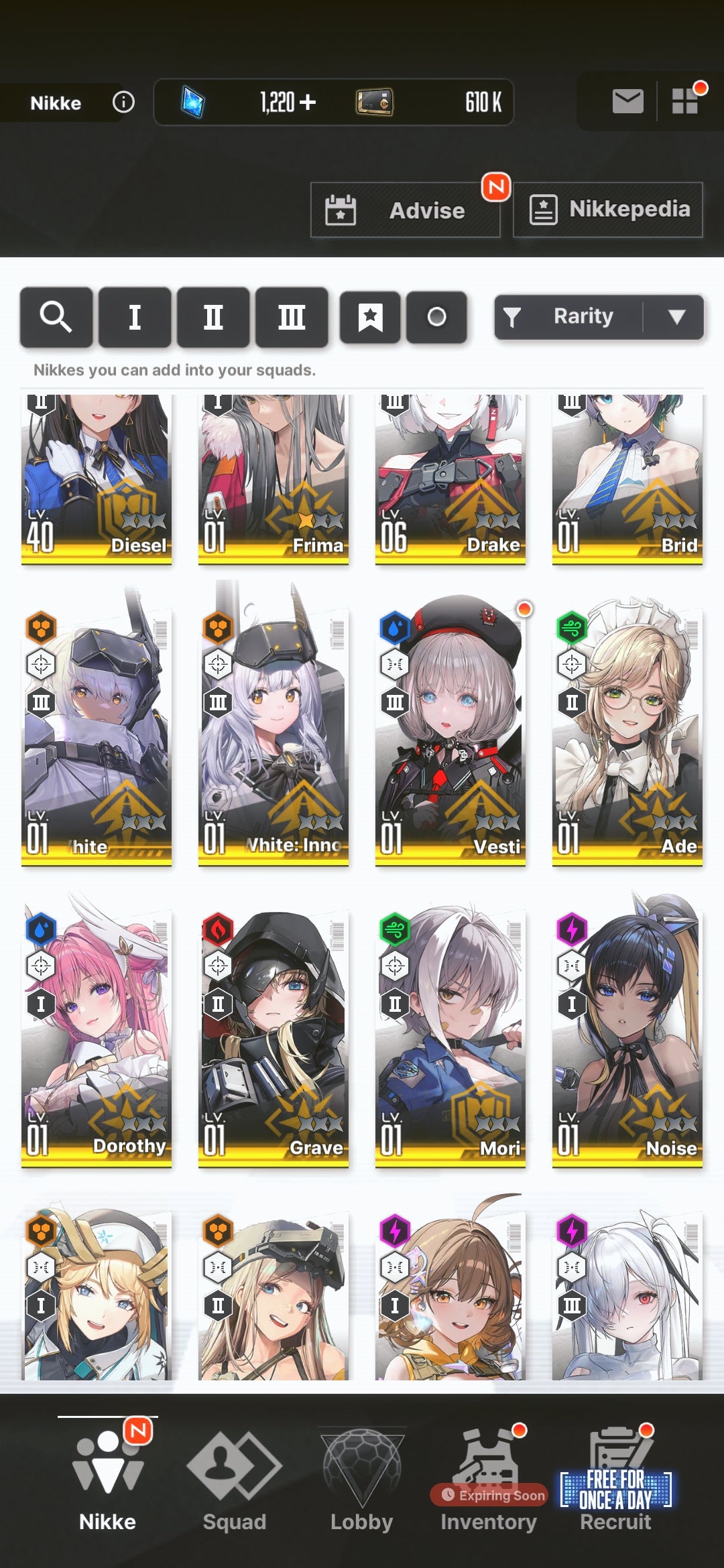 [NA] GODDESS OF VICTORY NIKKE 27SSR Anis: Star+Red Hood+Skin+Dorothy+Cinderella+Grave+8k gems+Soda+Drake+Frima+Rei++ starter account-Mobile Games Starter