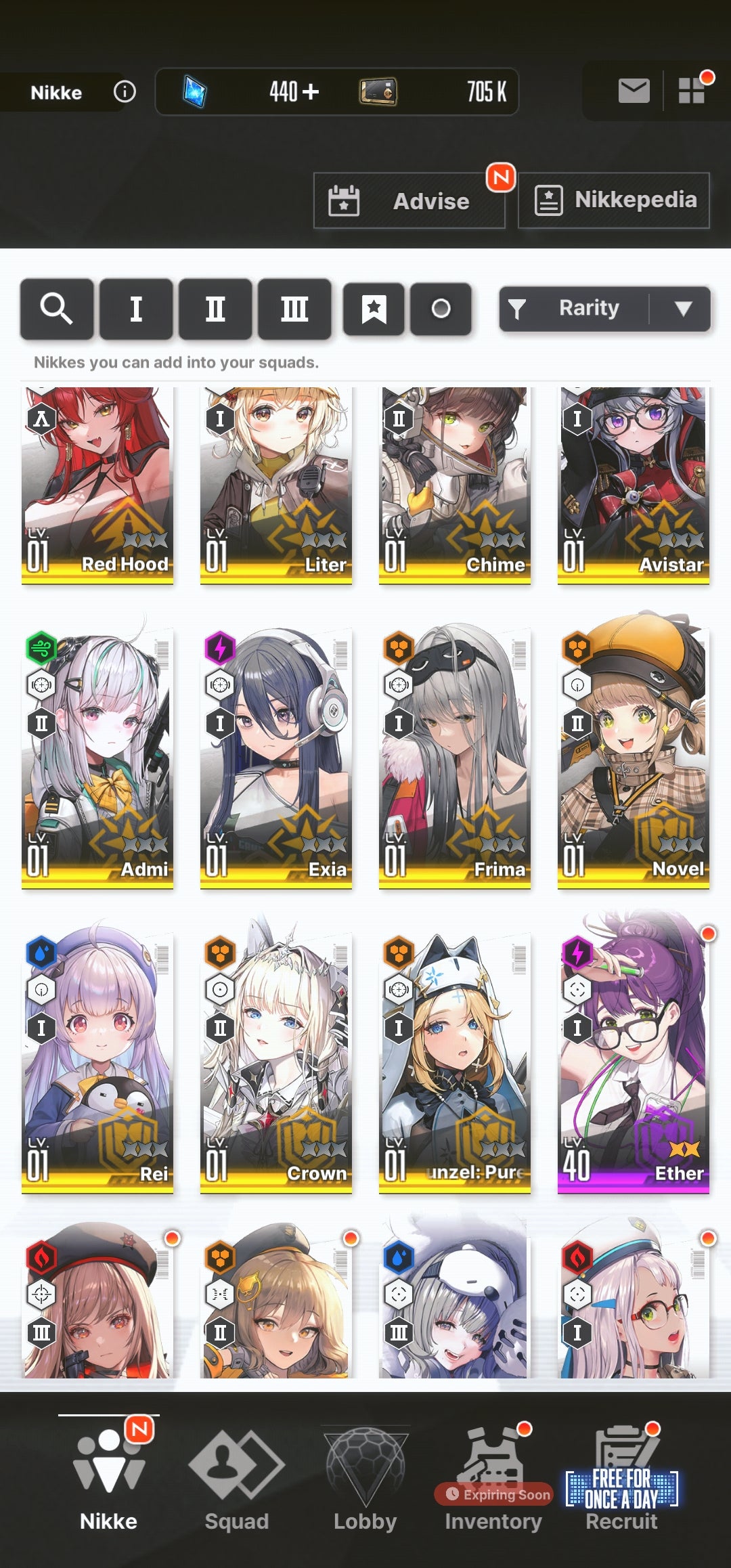 [NA] GODDESS OF VICTORY NIKKE 27SSR Anis: Star+Scarlet+Red Hood+Skin+Crown+Liter+2x Soda+Snow White+Noah+Admi++ starter account-Mobile Games Starter