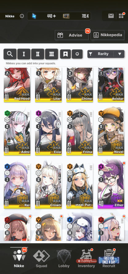 [NA] GODDESS OF VICTORY NIKKE 27SSR Anis: Star+Scarlet+Red Hood+Skin+Crown+Liter+2x Soda+Snow White+Noah+Admi++ starter account-Mobile Games Starter