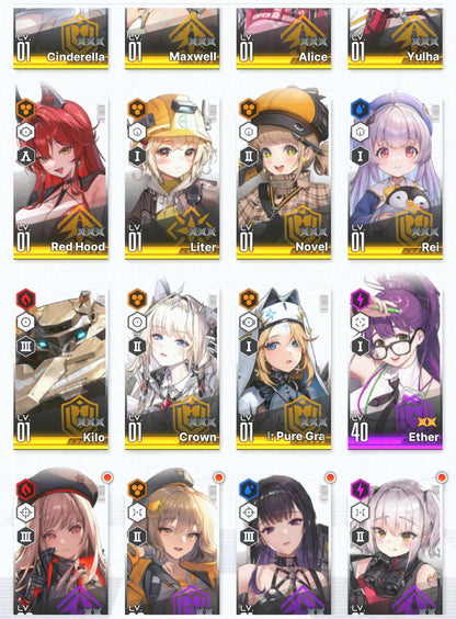 [NA] GODDESS OF VICTORY NIKKE 27SSR Limited Anne+Red Hood+Skin+Cinderella+Grave+Liter+Crown+Privaty+Dorothy+Rei++ starter account-Mobile Games Starter