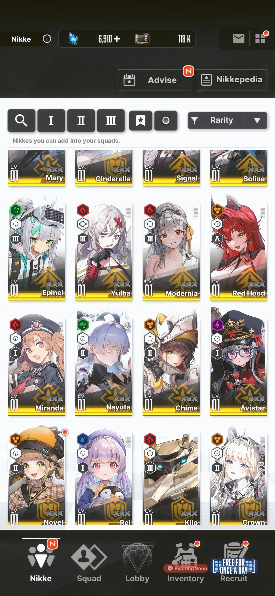 [NA] GODDESS OF VICTORY NIKKE 27SSR Modernia+skin+Scarlet+Red Hood+Skin+Nayuta+Dorothy+Cinderella+Grave+Crown++ starter account-Mobile Games Starter
