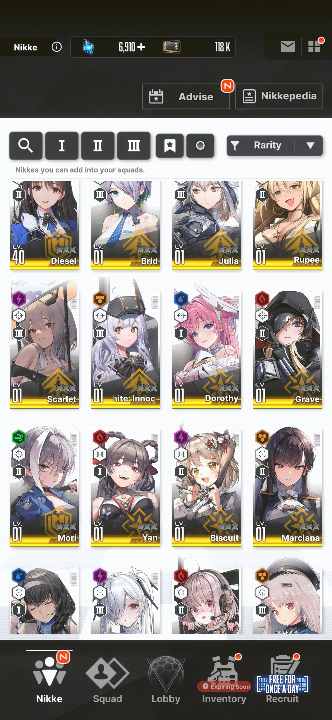 [NA] GODDESS OF VICTORY NIKKE 27SSR Modernia+skin+Scarlet+Red Hood+Skin+Nayuta+Dorothy+Cinderella+Grave+Crown++ starter account-Mobile Games Starter