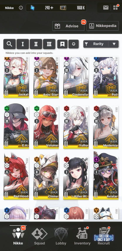 [NA] GODDESS OF VICTORY NIKKE 28SSR Makima+Coatoff+Power+Anis: Star+Modernia+skin+Nayuta+3 Snow+Red Hood+Skin+Cinderella+Grave++ starter account-Mobile Games Starter