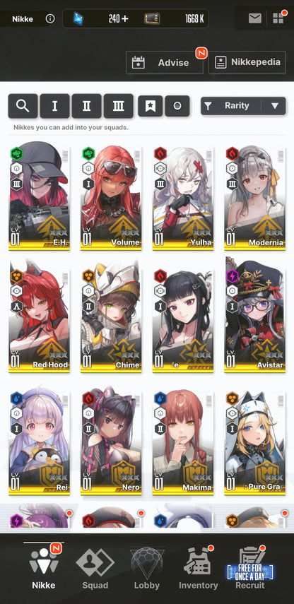 [NA] GODDESS OF VICTORY NIKKE 28SSR Makima+Coatoff+Power+Anis: Star+Modernia+skin+Nayuta+3 Snow+Red Hood+Skin+Cinderella+Grave++ starter account-Mobile Games Starter