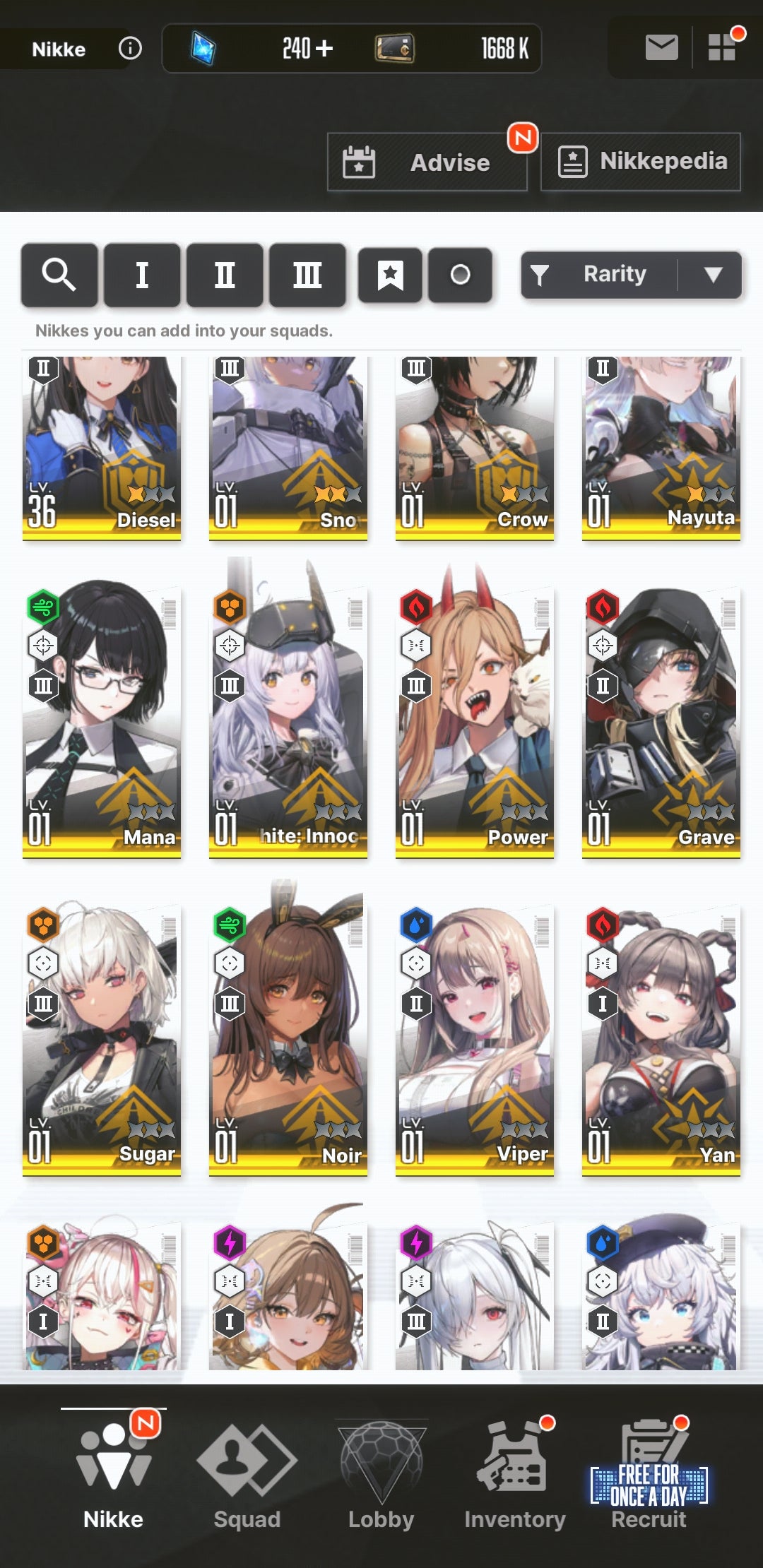 [NA] GODDESS OF VICTORY NIKKE 28SSR Makima+Coatoff+Power+Anis: Star+Modernia+skin+Nayuta+3 Snow+Red Hood+Skin+Cinderella+Grave++ starter account-Mobile Games Starter