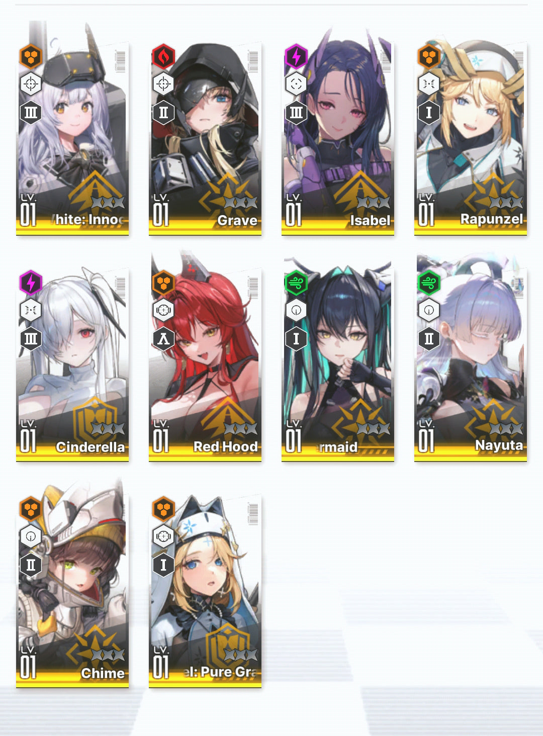 [NA] GODDESS OF VICTORY NIKKE 29SSR 2 limited Winter Rupee+Anne+Nayuta+Red Hood+Skin+Cinderella+Grave+Little Mermaid+Rei++ starter account-Mobile Games Starter