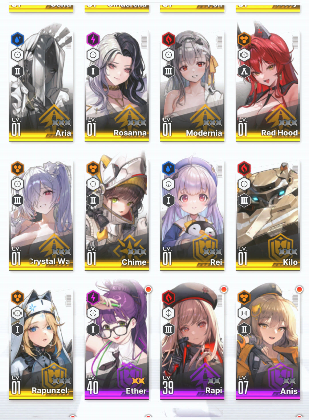 [NA] GODDESS OF VICTORY NIKKE 29SSR Cinderella: Crystal Wave+Modernia+skin+Red Hood+Skin+Cinderella+Grave+Limited Dorothy: Serendipity+Laplace+Yan+Poli+Aria+Rei++ starter account-Mobile Games Starter
