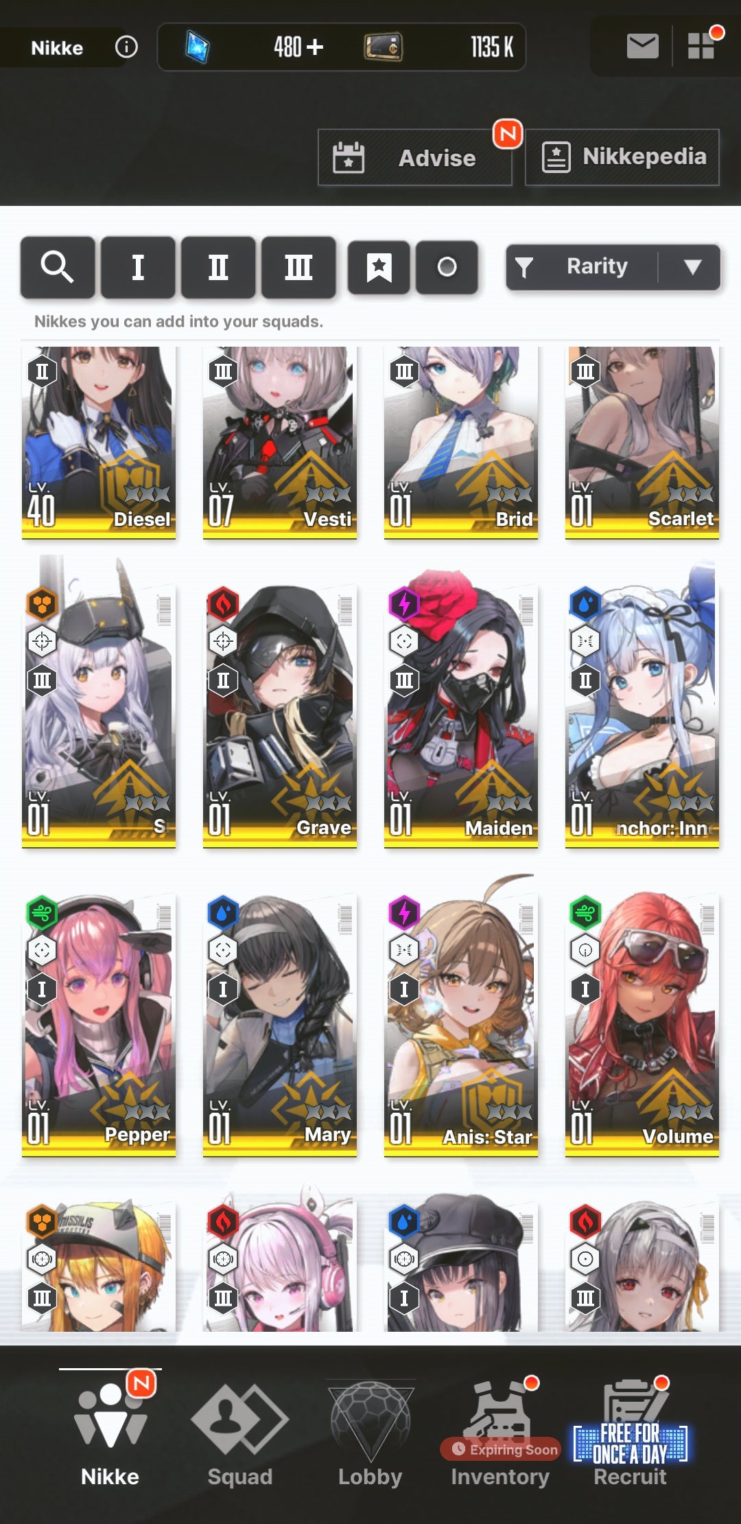[NA] GODDESS OF VICTORY NIKKE 29SSR Makima+Coatoff+Anis: Star+Liberalio+Nayuta+Crown+Scarlet+Modernia+Red Hood+Skin+Grave++ starter account-Mobile Games Starter