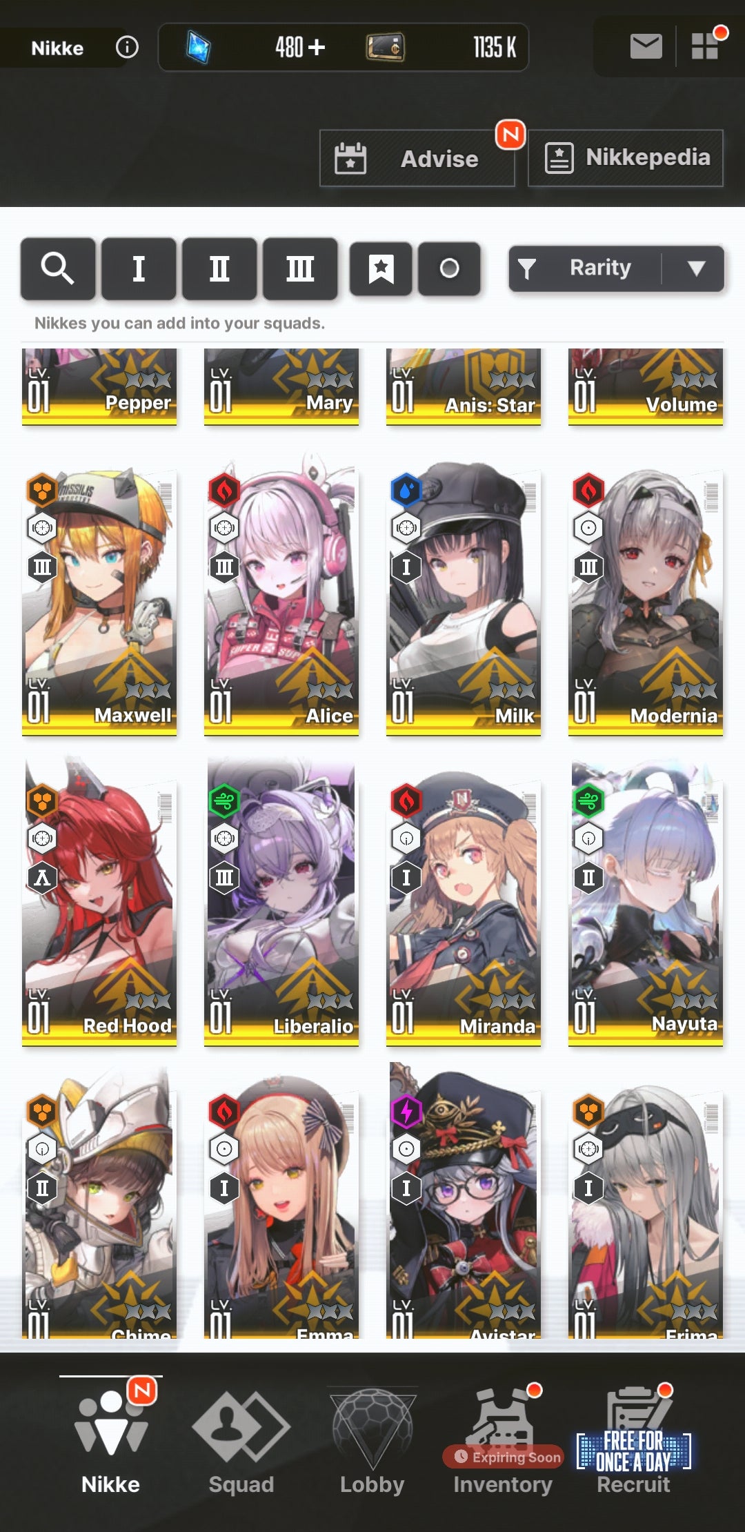 [NA] GODDESS OF VICTORY NIKKE 29SSR Makima+Coatoff+Anis: Star+Liberalio+Nayuta+Crown+Scarlet+Modernia+Red Hood+Skin+Grave++ starter account-Mobile Games Starter