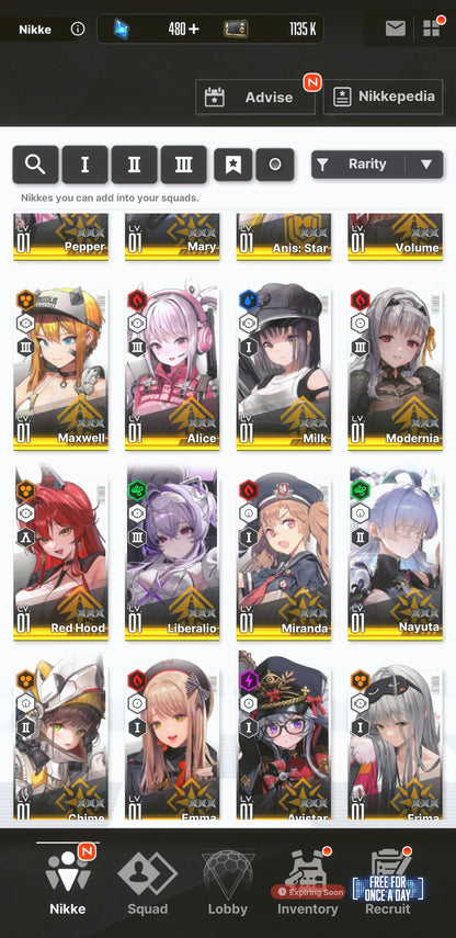 [NA] GODDESS OF VICTORY NIKKE 29SSR Makima+Coatoff+Anis: Star+Liberalio+Nayuta+Crown+Scarlet+Modernia+Red Hood+Skin+Grave++ starter account-Mobile Games Starter