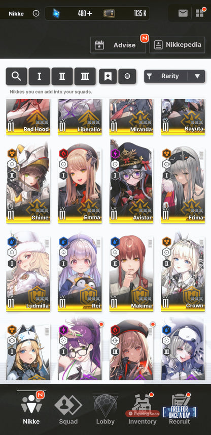 [NA] GODDESS OF VICTORY NIKKE 29SSR Makima+Coatoff+Anis: Star+Liberalio+Nayuta+Crown+Scarlet+Modernia+Red Hood+Skin+Grave++ starter account-Mobile Games Starter