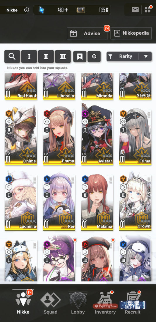 [NA] GODDESS OF VICTORY NIKKE 29SSR Makima+Coatoff+Anis: Star+Liberalio+Nayuta+Crown+Scarlet+Modernia+Red Hood+Skin+Grave++ starter account-Mobile Games Starter