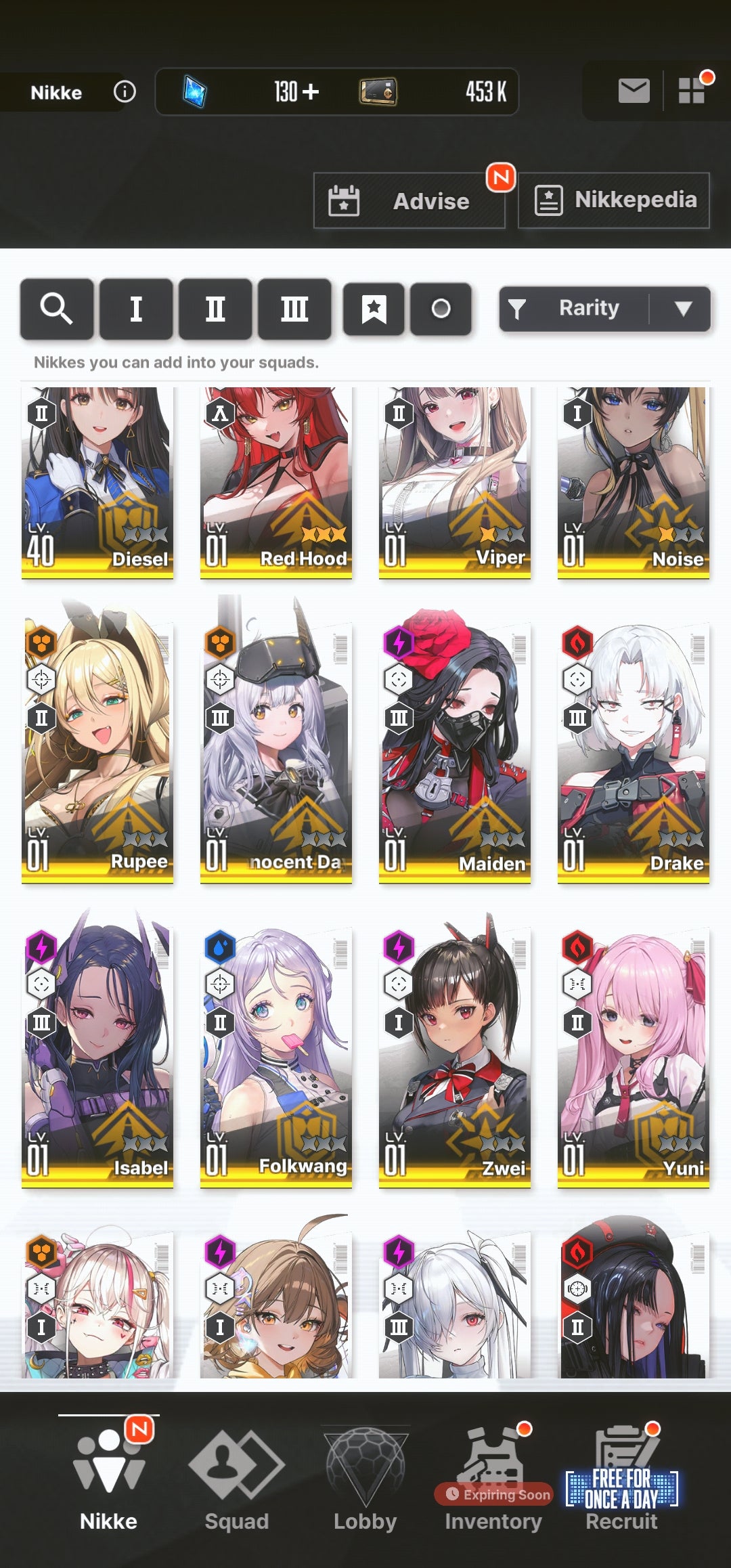 [NA] GODDESS OF VICTORY NIKKE 29SSR MLB 4X Red Hood+Skin+Anis: Star+Cinderella+Crown+Jackal+Isabel+Dolla+Noise+Drake+Aria++ starter account-Mobile Games Starter