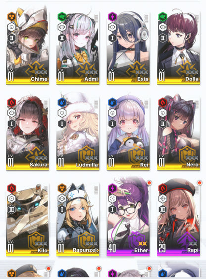 [NA] GODDESS OF VICTORY NIKKE 30SSR Cinderella: Crystal Wave+Liter+Red Hood+Skin+Cinderella+Ludmilla+Miranda+Admi+Julia+Rei++ starter account-Mobile Games Starter