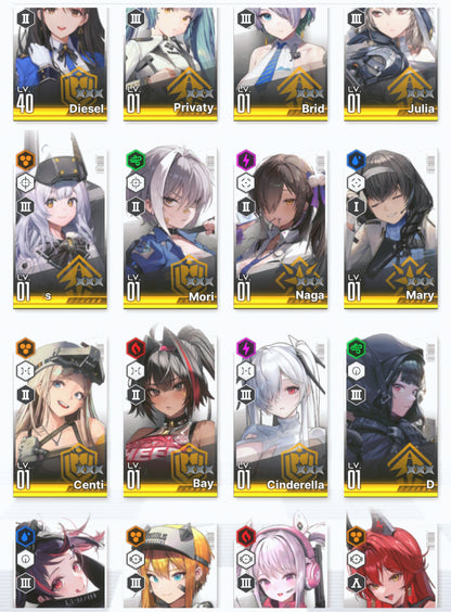[NA] GODDESS OF VICTORY NIKKE 30SSR Cinderella: Crystal Wave+Liter+Red Hood+Skin+Cinderella+Ludmilla+Miranda+Admi+Julia+Rei++ starter account-Mobile Games Starter
