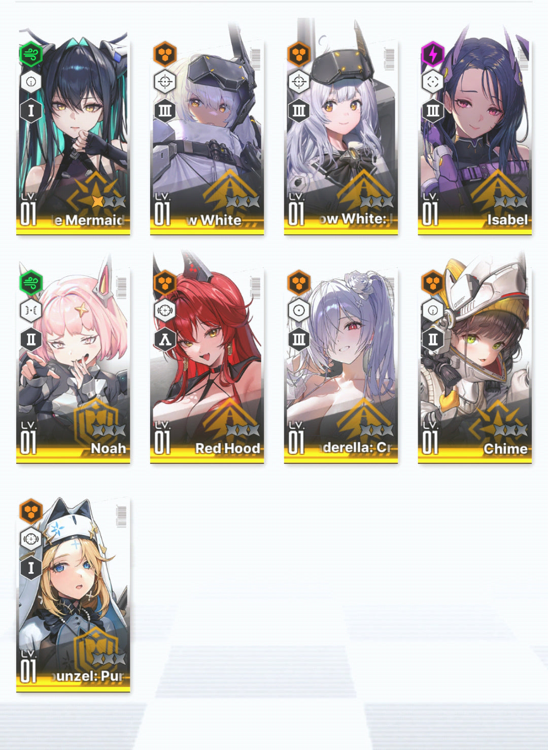 [NA] GODDESS OF VICTORY NIKKE 30SSR Cinderella: Crystal Wave+Red Hood+Skin+Liter+Little Mermaid+Snow White+Drake+Pepper+Rei++ starter account-Mobile Games Starter
