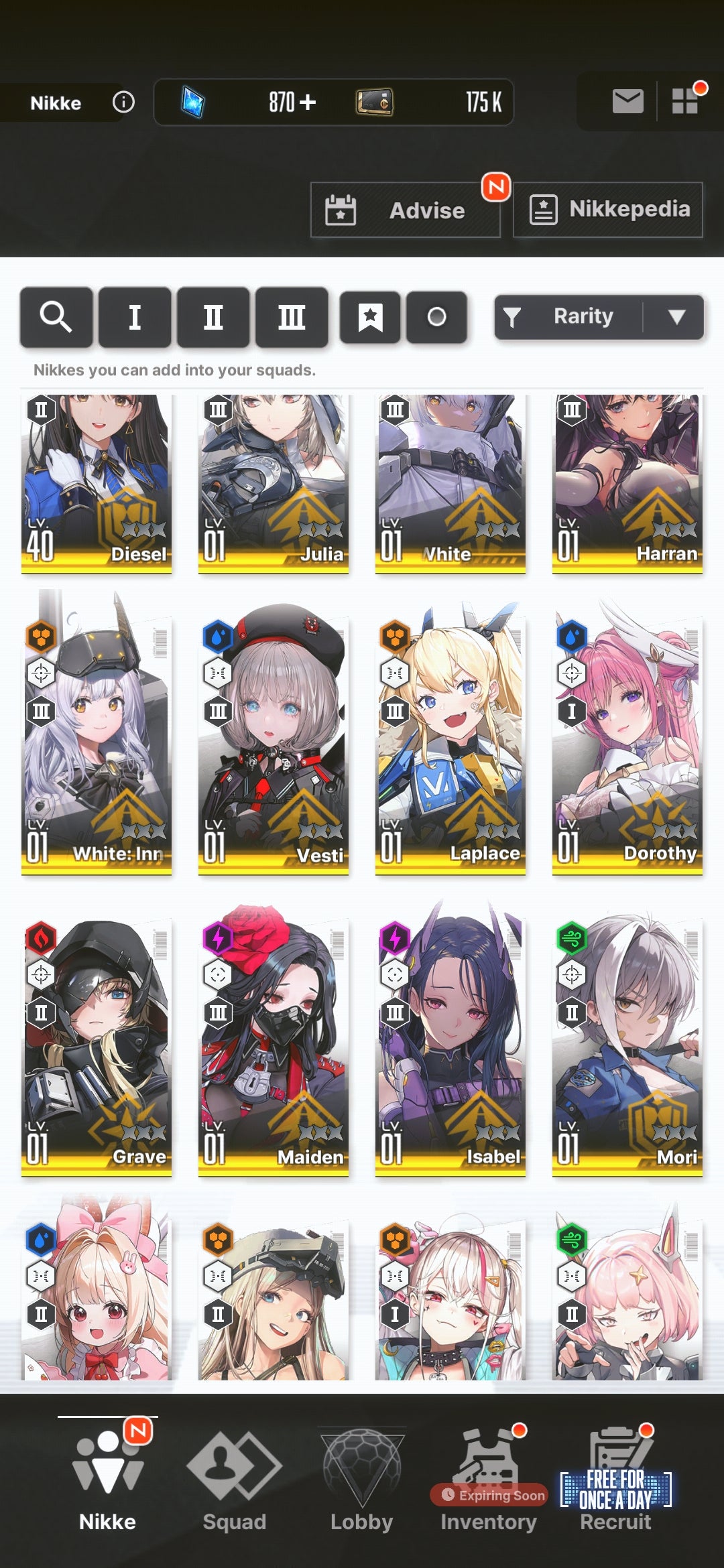 [NA] GODDESS OF VICTORY NIKKE 30SSR Crown+Red Hood+Skin+Cinderella+Grave+Dorothy+Aria+Rei++ starter account-Mobile Games Starter