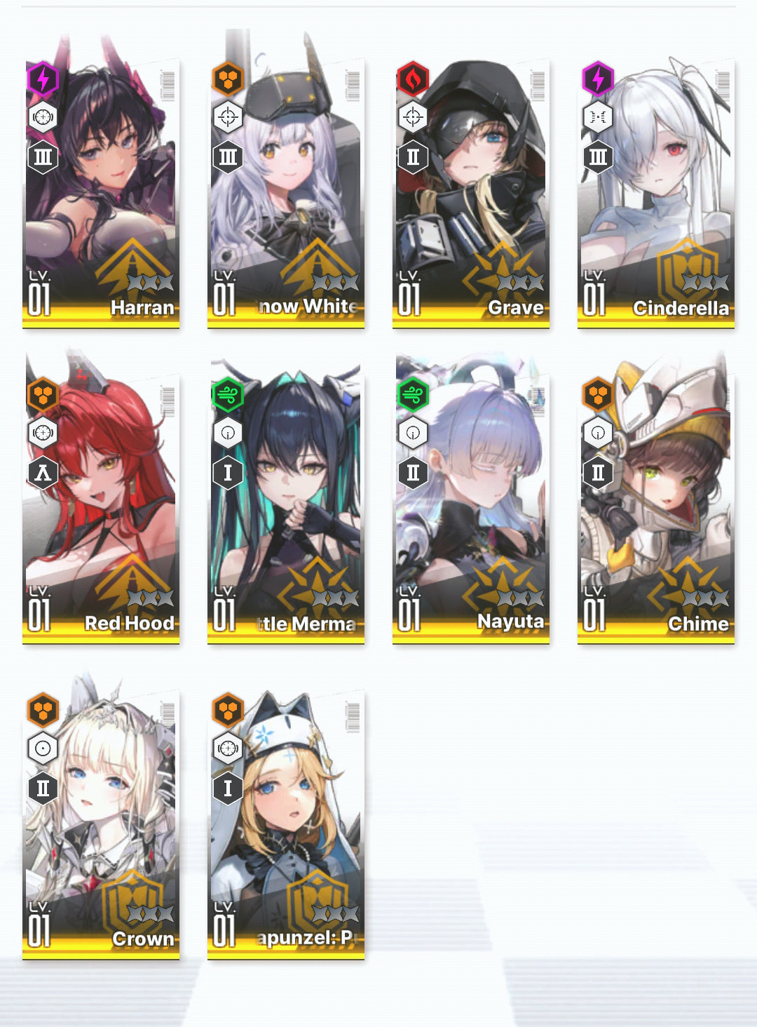 [NA] GODDESS OF VICTORY NIKKE 31SSR+Pity 2 limited Winter Rupee+Anne+Nayuta+Little Mermaid+Red Hood+Skin+Cinderella+Grave+Crown+Harran++ starter account-Mobile Games Starter