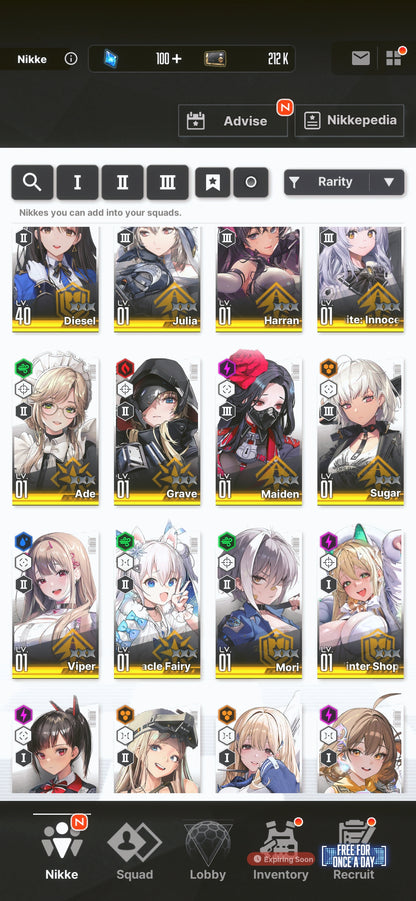 [NA] GODDESS OF VICTORY NIKKE 33SSR Anis: Star+limited Winter Rupee+Anne+Nayuta+Little Mermaid+Red Hood+Skin+Cinderella+Grave+Crown+Harran++ starter account-Mobile Games Starter