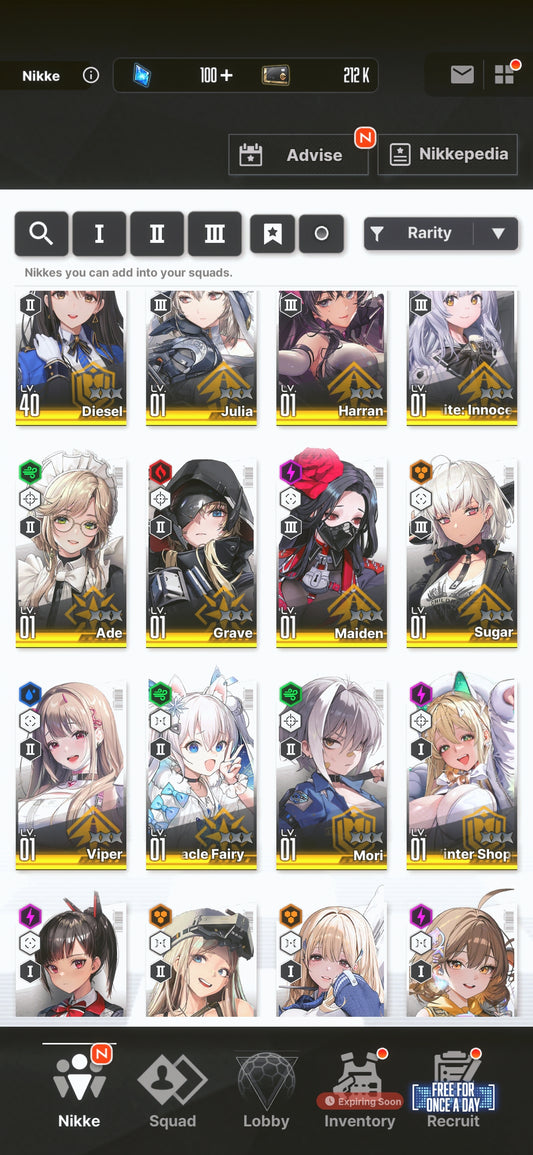 [NA] GODDESS OF VICTORY NIKKE 33SSR Anis: Star+limited Winter Rupee+Anne+Nayuta+Little Mermaid+Red Hood+Skin+Cinderella+Grave+Crown+Harran++ starter account-Mobile Games Starter