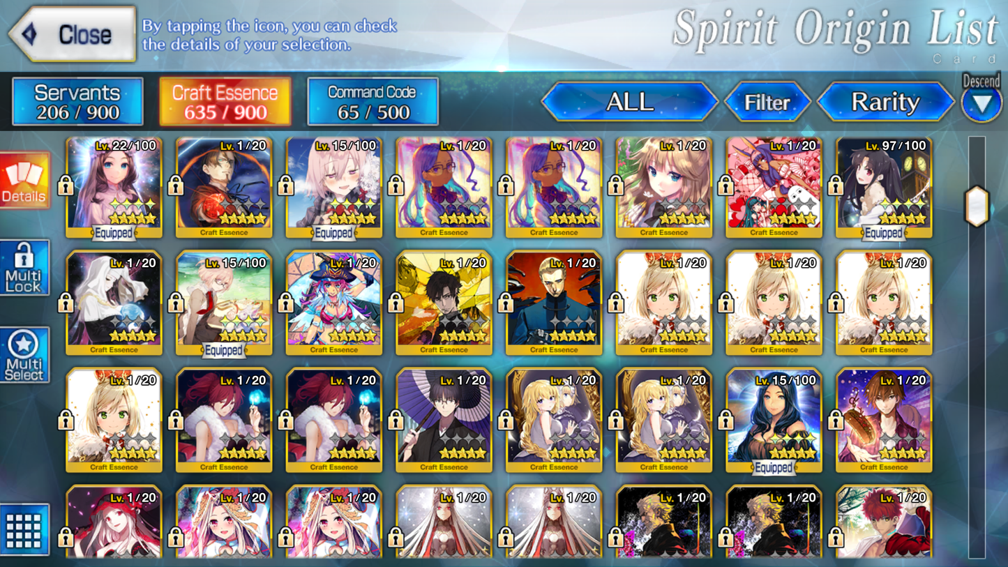 [NA] [INSTANT] FGO 21 (28) x 5* NP3 Space Ereshkigal Fate Grand Order endgame account-Mobile Games Starter
