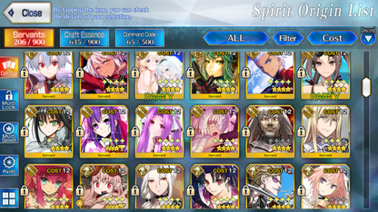 [NA] [INSTANT] FGO 21 (28) x 5* NP3 Space Ereshkigal Fate Grand Order endgame account-Mobile Games Starter