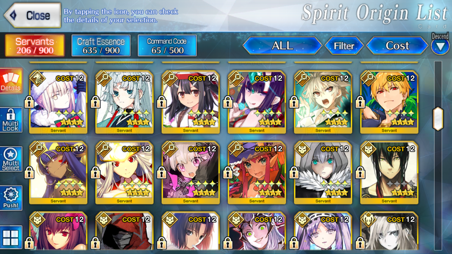 [NA] [INSTANT] FGO 21 (28) x 5* NP3 Space Ereshkigal Fate Grand Order endgame account-Mobile Games Starter