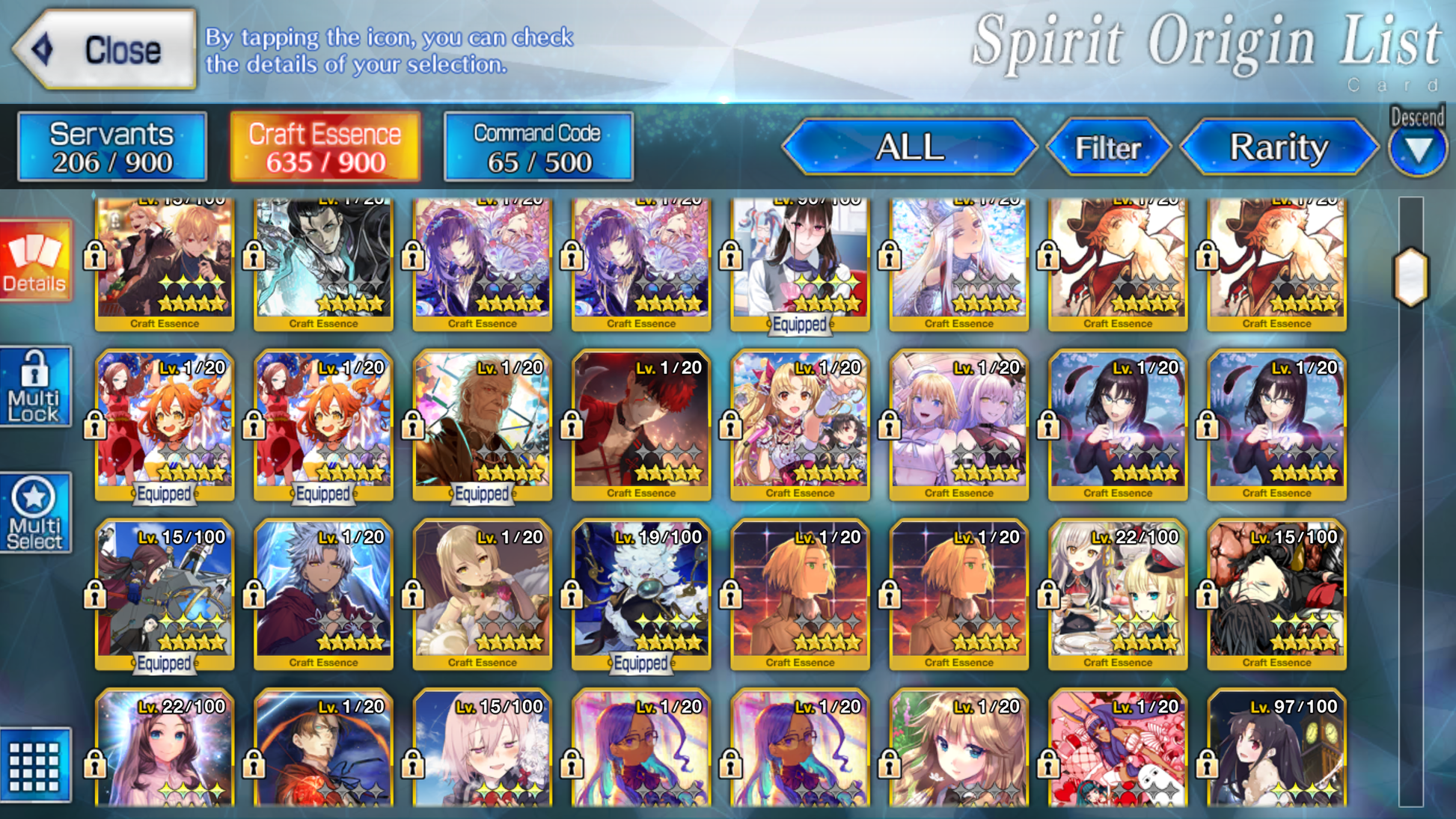 [NA] [INSTANT] FGO 21 (28) x 5* NP3 Space Ereshkigal Fate Grand Order endgame account-Mobile Games Starter