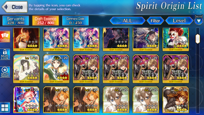 [NA] [INSTANT] FGO Andromeda Space Ishtar Jeanne alter Dantes Skadi Merlin Fate Grand Order starter account-Mobile Games Starter