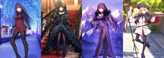 [NA] [INSTANT] FGO Aoko + Alice + Altria Caster Skadi BG + 3200-3500SQ + 270 tickets Fate Grand Order starter account-Mobile Games Starter