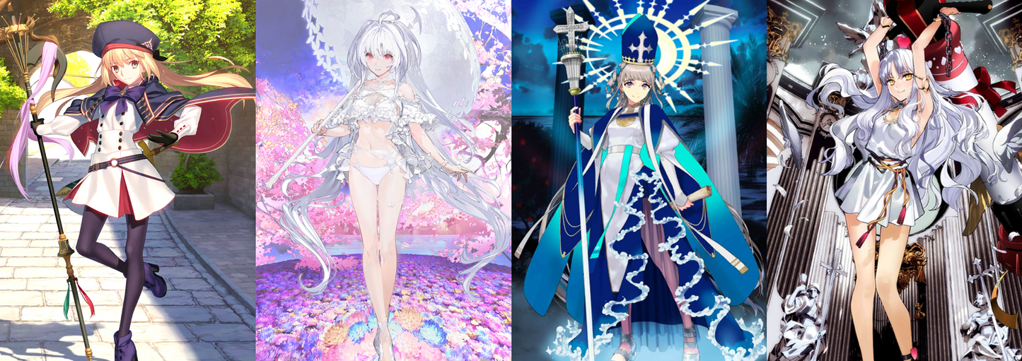 [NA] [INSTANT] FGO Draco Pope Johanna Bazett Caren Lady Avlaon + 2000SQ Fate Grand Order starter account (see options)-Mobile Games Starter