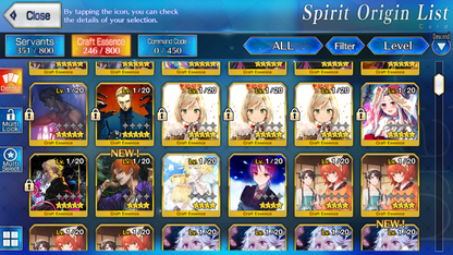 [NA] [INSTANT] FGO Monte Cristo Medusa Abigail + Skadi Fate Grand Order starter account-Mobile Games Starter