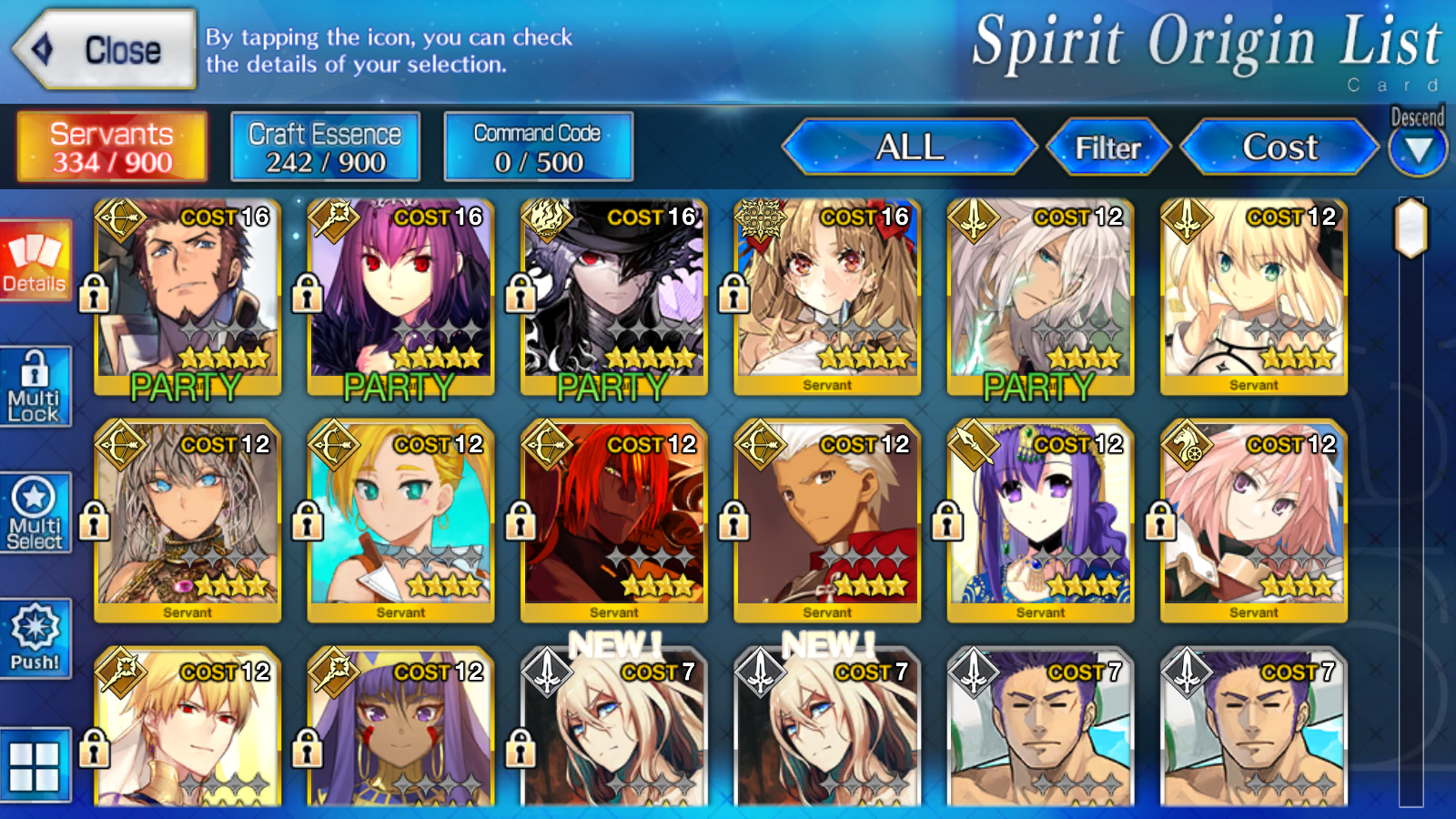 [NA] [INSTANT] FGO Monte Cristo Space Ereshkigal + Skadi Fate Grand Order starter account-Mobile Games Starter