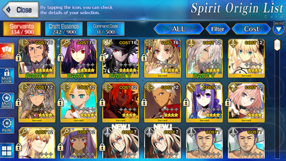 [NA] [INSTANT] FGO Monte Cristo Space Ereshkigal + Skadi Fate Grand Order starter account-Mobile Games Starter