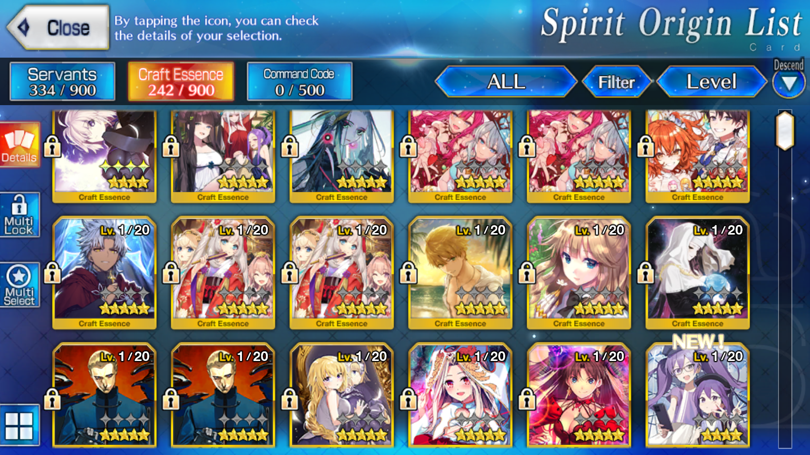 [NA] [INSTANT] FGO Monte Cristo Space Ereshkigal + Skadi Fate Grand Order starter account-Mobile Games Starter
