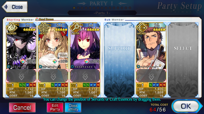 [NA] [INSTANT] FGO Monte Cristo Space Ereshkigal + Skadi Fate Grand Order starter account-Mobile Games Starter