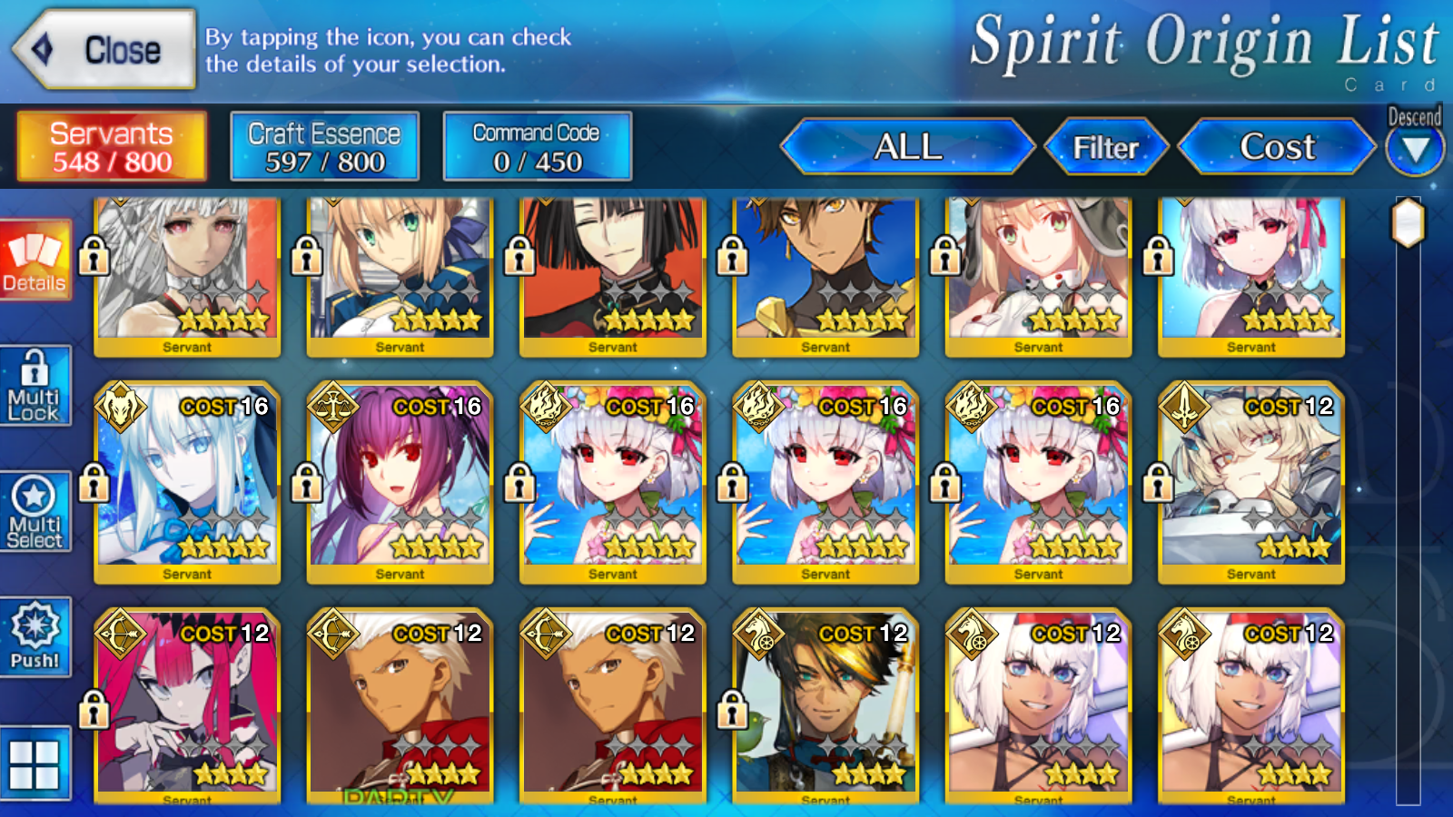 [NA] [INSTANT] FGO NP3 Kama avenger + Kama Morgan Altria Caster Skadi BG + 4x5* Fate Grand Order starter account-Mobile Games Starter