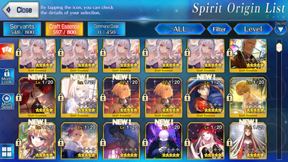 [NA] [INSTANT] FGO NP3 Kama avenger + Kama Morgan Altria Caster Skadi BG + 4x5* Fate Grand Order starter account-Mobile Games Starter