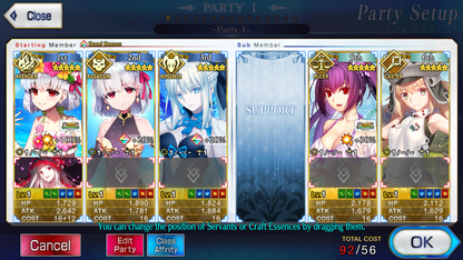 [NA] [INSTANT] FGO NP3 Kama avenger + Kama Morgan Altria Caster Skadi BG + 4x5* Fate Grand Order starter account-Mobile Games Starter