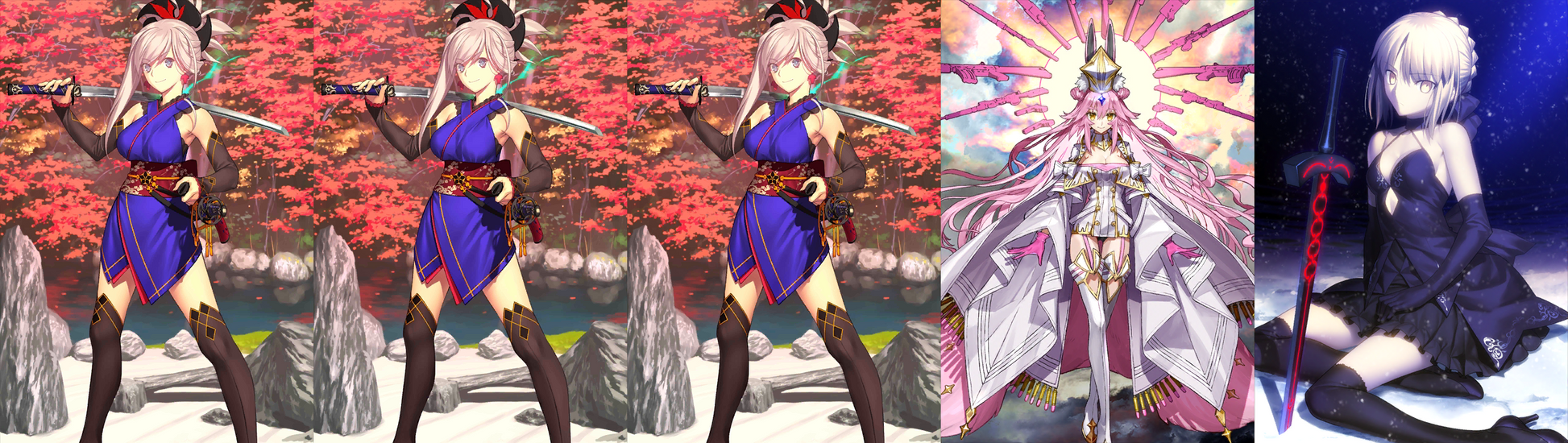 [NA] [INSTANT] FGO NP3 Musashi saber + Koyanskaya + BG Kscope Fate Grand Order starter account-Mobile Games Starter