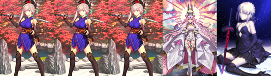 [NA] [INSTANT] FGO NP3 Musashi saber + Koyanskaya + BG Kscope Fate Grand Order starter account-Mobile Games Starter