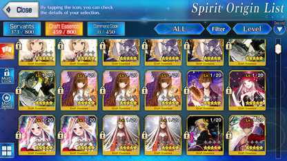 [NA] [INSTANT] FGO NP4 James Moriarty ruler + Altria Caster Lady Avalon BG Fate Grand Order starter account-Mobile Games Starter