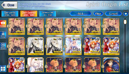 [NA] [INSTANT] FGO NP4 Morgan + Altria Caster Koyanskaya Oberon Fate Grand Order endgame account LB6-Mobile Games Starter