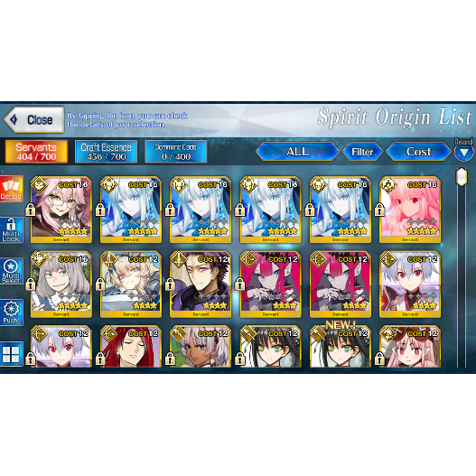 [NA] [INSTANT] FGO NP4 Morgan + Arcueid Koyanskaya Oberon Fate Grand Order endgame account LB6-Mobile Games Starter