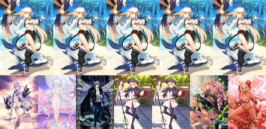 [NA] [INSTANT] FGO NP5 Altria Caster Berserker + NP2 Altria Caster + Melusine ruler Lady Avalon Oberon + Chloe + 2~3x5* Fate Grand Order endgame account-Mobile Games Starter