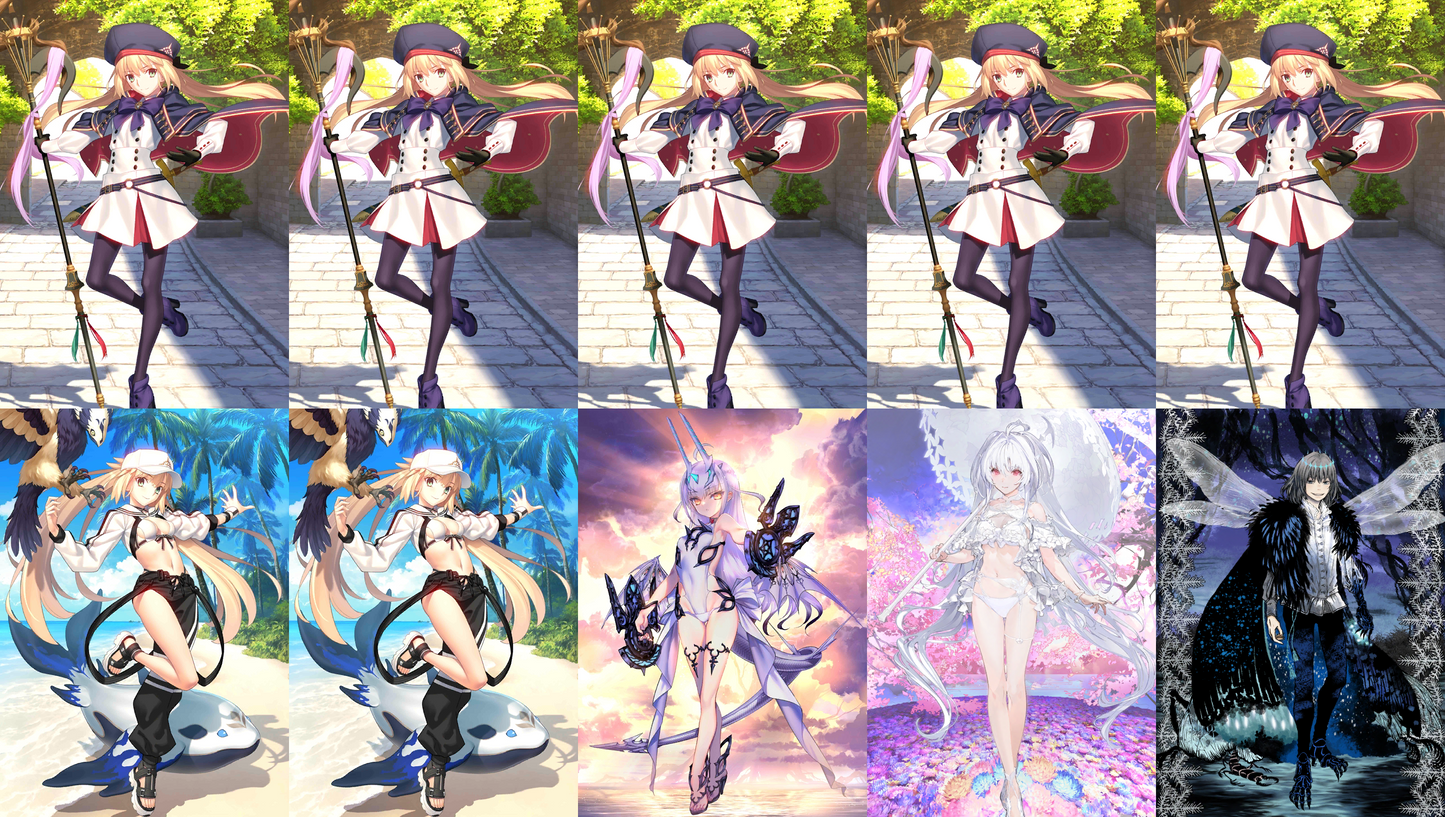 [NA] [INSTANT] FGO NP5 Altria Caster + NP2 Altria Caster Berserker + Melusine ruler + Lady Avalon Oberon Chloe Fate Grand Order endgame account-Mobile Games Starter